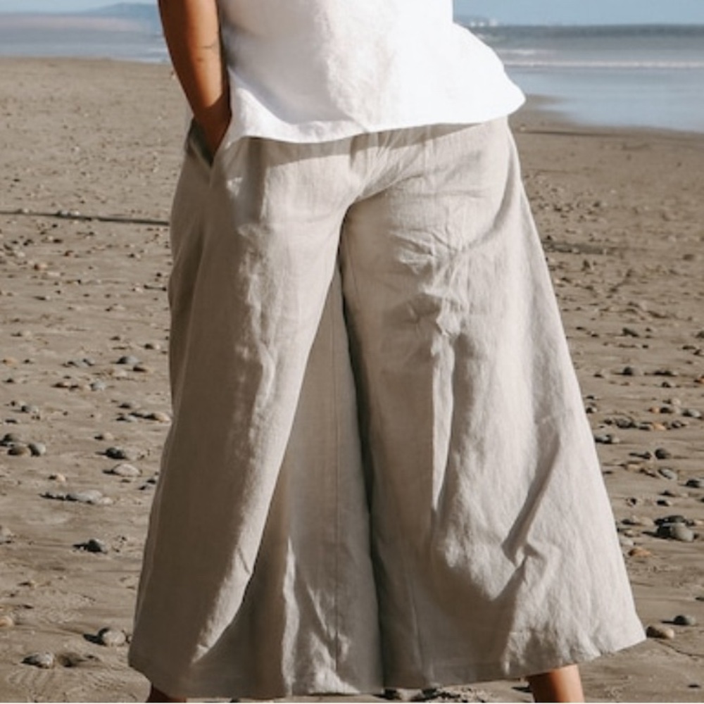 Linen - Culotte Pant from the Maybe Collection